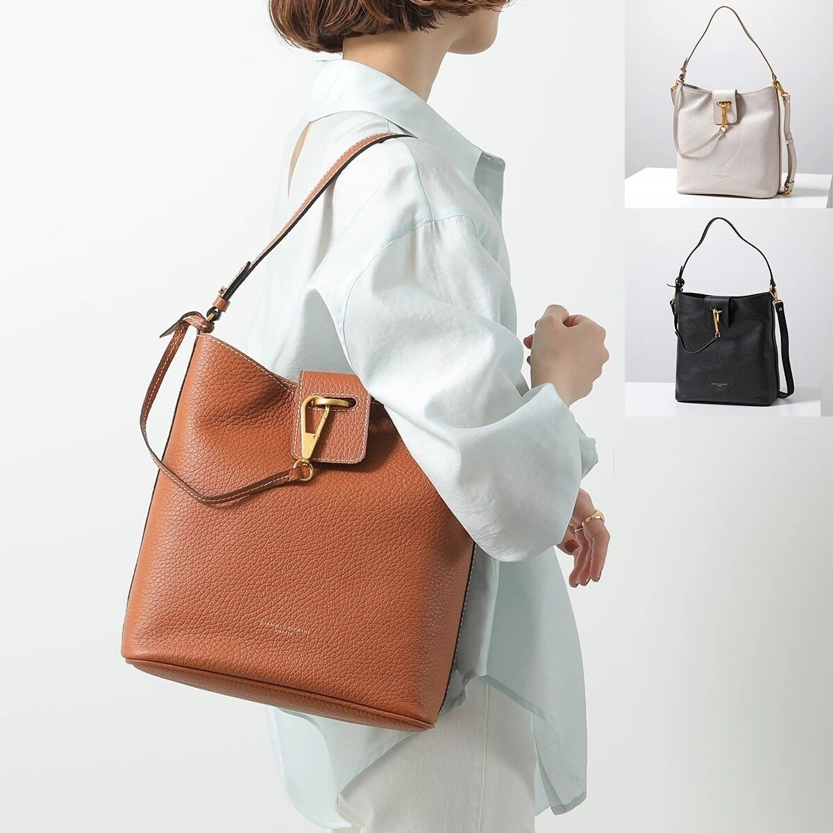 GIANNI CHIARINI ジャンニキアリーニ トートバッグ MARISOL マリソル BS 11470 TKL レディース ショルダーバッグ レザー クロスボディ 鞄 カラー3色