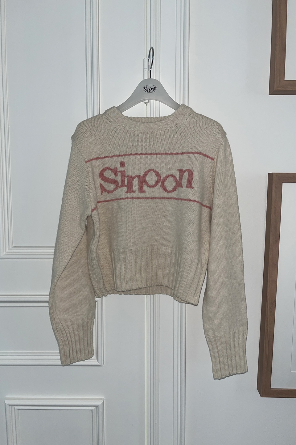 SINOON PULLOVER ロゴ 長袖 ニット [5カラー]