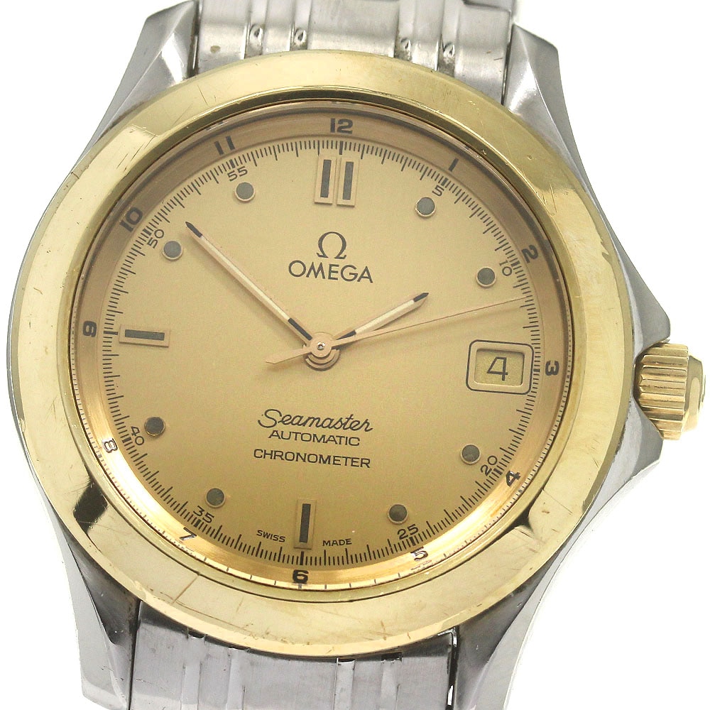 オメガ OMEGA 2401.10 シーマスター120 YGベゼル クロノメーター 自動巻き メンズ _848008【中古】