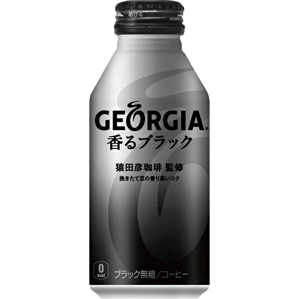 ジョージア 香る ブラック ボトル 缶 400ml コーヒー 4ケース 24本 合計 96本