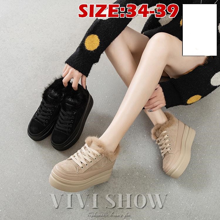 スニーカー レディース ムートンブーツ ハイカット 裏ボア ショートブーツ 厚底 シューズ 冬 もこもこ 裏起毛 暖かい 防寒 可愛い おしゃれ