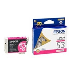 (業務用5セット) EPSON エプソン インクカートリッジ 純正 (ICM53) マゼンタ