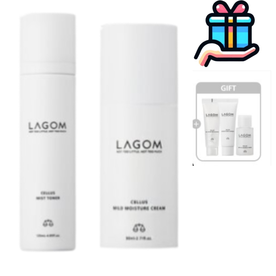 [水分鎮静企画セット] ミストトナー120ml+マイルドモイスチャークリーム80ml 2個セット+追加贈呈 保湿 栄養 弾力 水分 本物の保湿 しわ 油水分バランス 高保湿 スキンケア 韓国人気