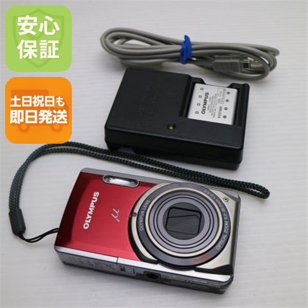 超美品 μ-7020 レッド OLYMPUS デジカメ 26