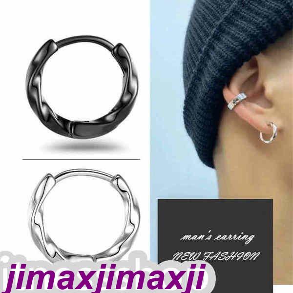 新生活 ピアス メンズ レディース 金属アレルギー対応 フープ ピアス 両耳 リング シンプル シルバー ブラック 小さめ おしゃれ 男性 メンズファッション
