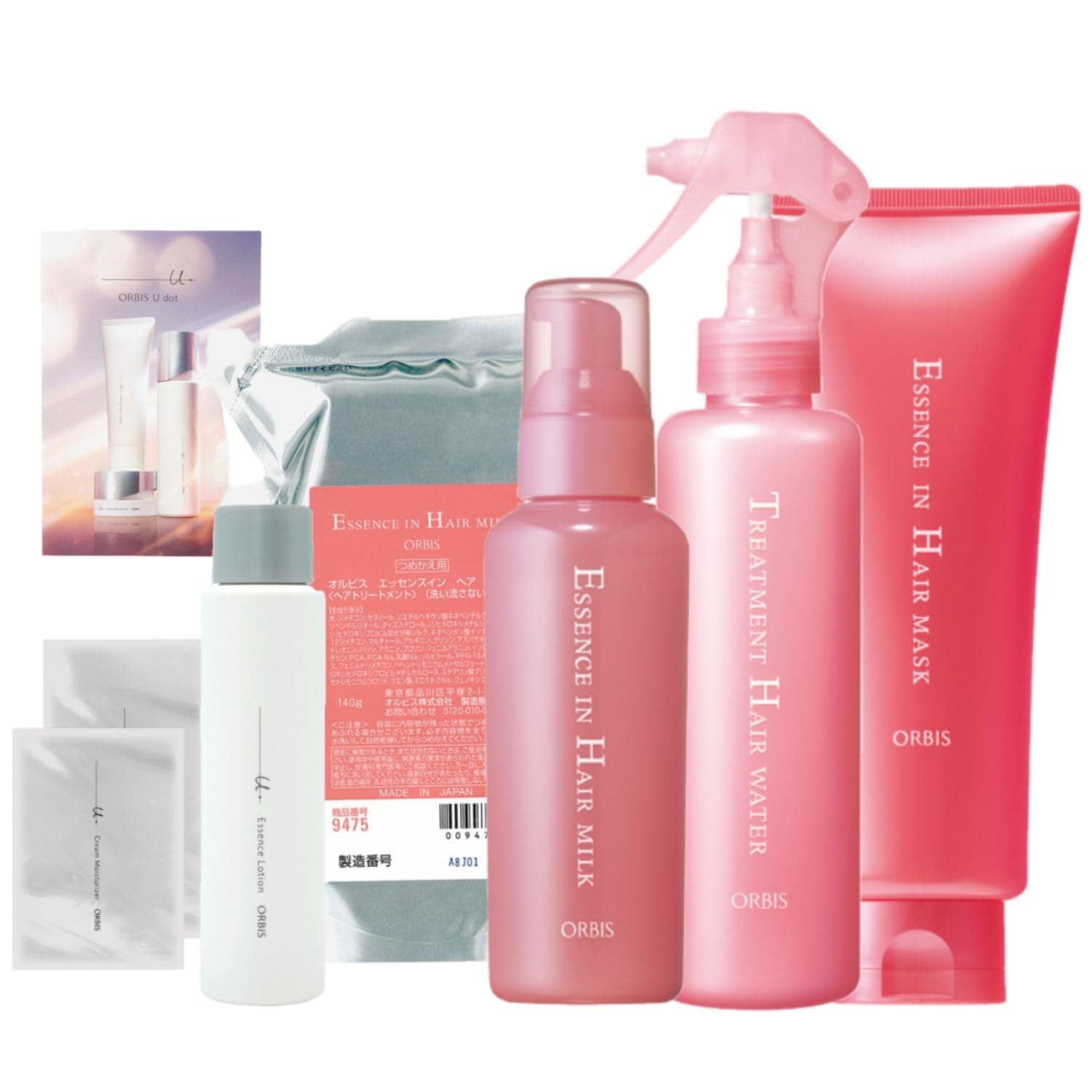 ORBISヘアミルクトータルケア＆医薬部外品オルビスユードットミニローションセット