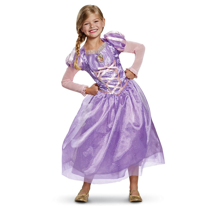 コスプレ 仮装 ラプンツェル デラックス 子供用 S 【 コスプレ 衣装 ハロウィン 仮装 コスチューム 子供 アニメ キッズ ディズニープリンセス グッズ ドレス ラプンツェル おとぎ話 正規ライセ