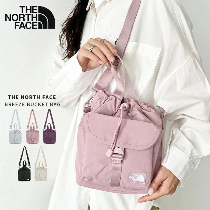 【送料無料】【国内発送】THE NORTH FACE / BREEZE BUCKET BAG ハンドバッグ ショルダーバッグ 2way 斜め掛け 肩掛け マチあり ファスナー ロゴ 巾着 バケツバッグ