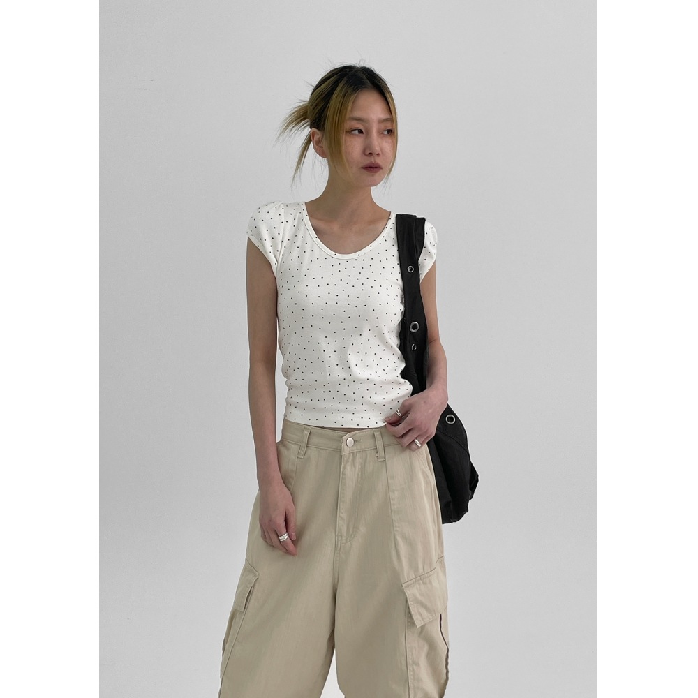 ブラックアップ キャロスパターン CAP袖半袖Tシャツ モデル名