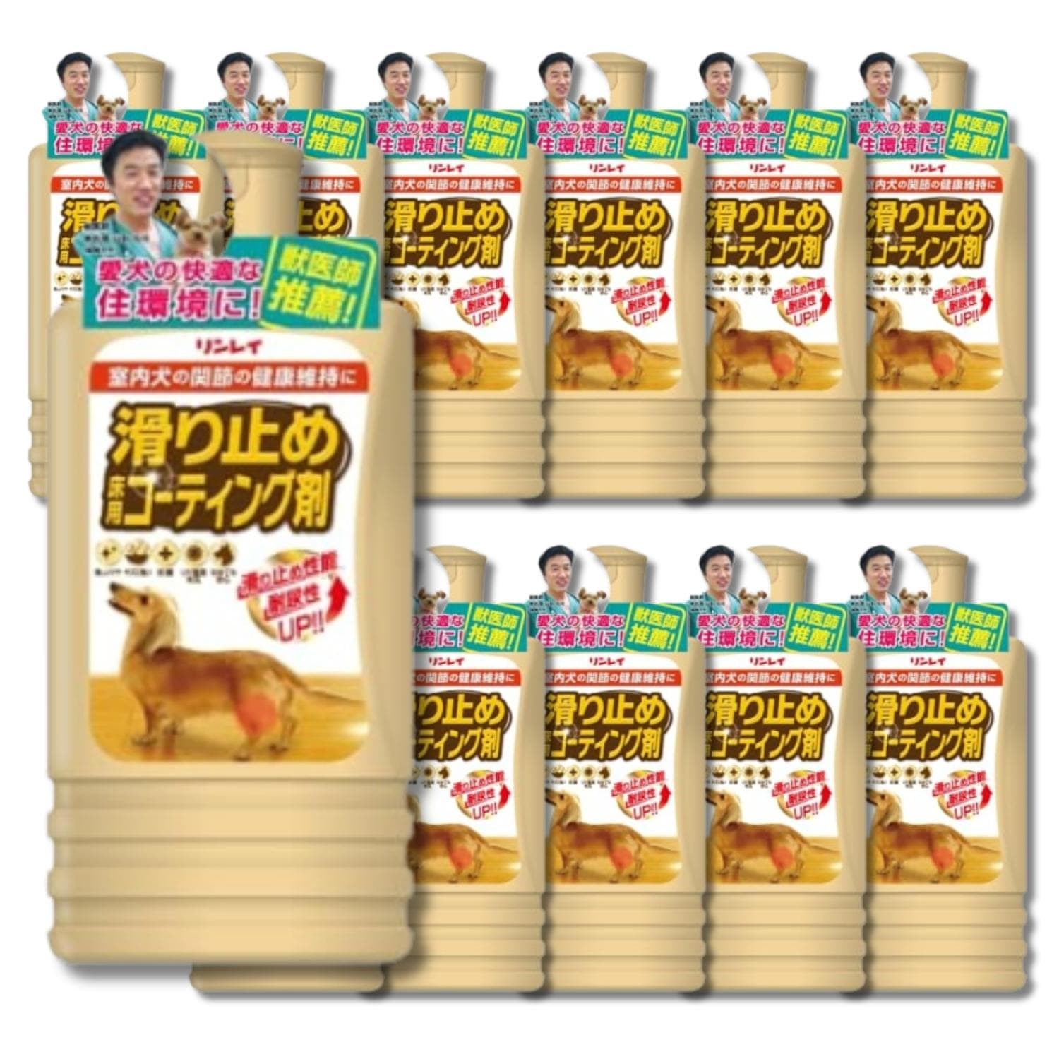 12個セット リンレイ 滑り止め 床用コーティング剤 500ml