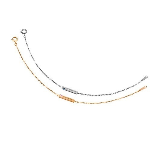 リボン済＆紙袋 ブレスレット レディース ペアブレスレット メンズ ジュエリー ペアアクセサリー プレゼント アクセサリー バーモチーフ サファイア シルバー 祝い