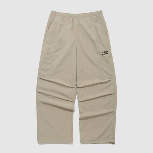 O コットンライクパラシュートパンツ ベージュ UQ123CPT23BEI 930881