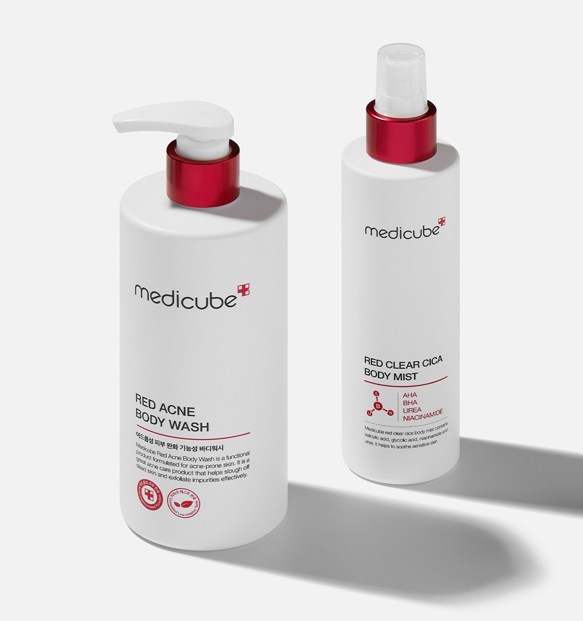 背中にきび特化SET（レッドアクネボディウォッシュ400g+レッドクリーアシカボディミスト200ml)