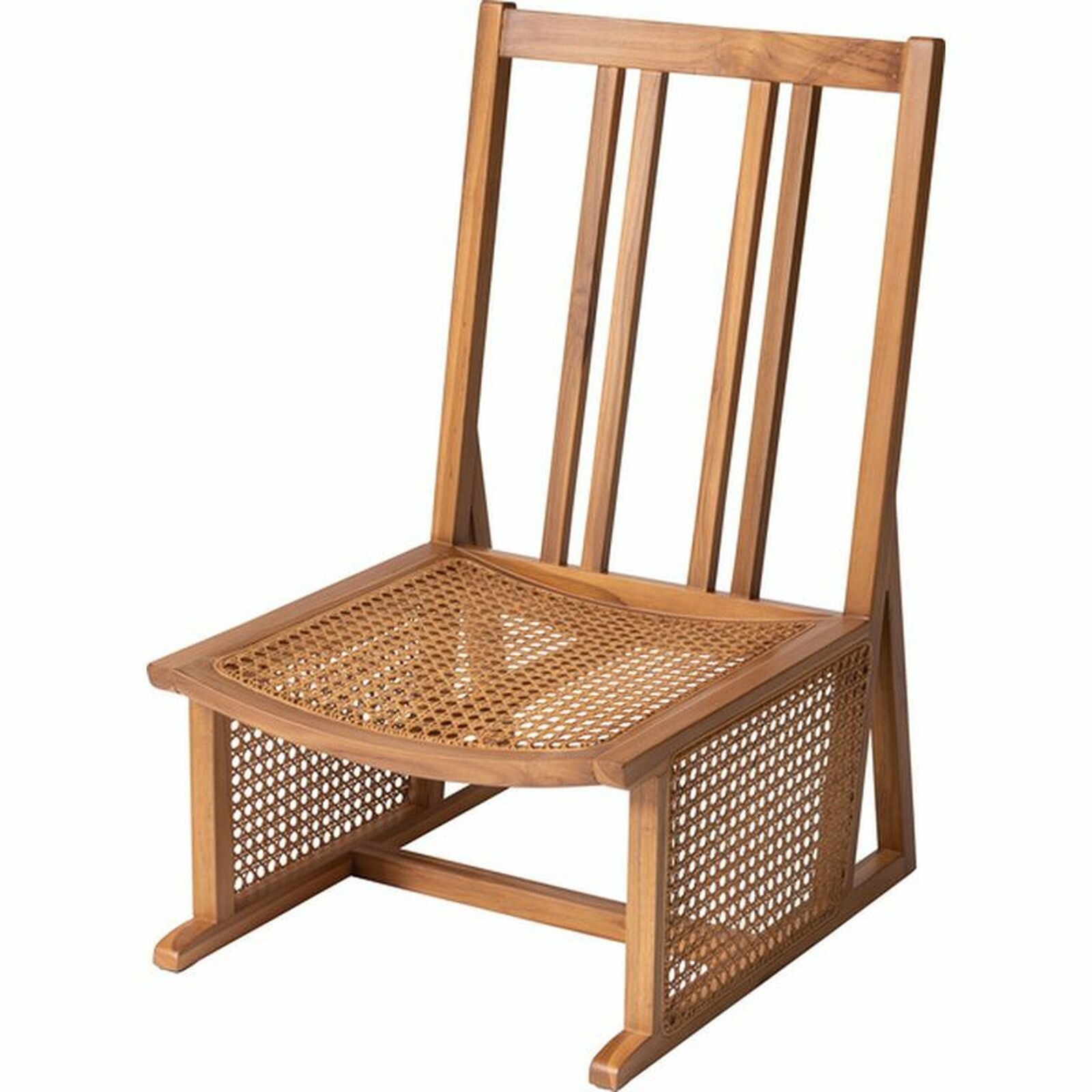 フロアチェア 約42×51.5×67×25.5cm NA ラタンチェア チェア 椅子 ラタン 1人掛け フロアチェア ナチュラル シンプル アジアン 籐 天然素材 完成品 おしゃれ 敬老の日