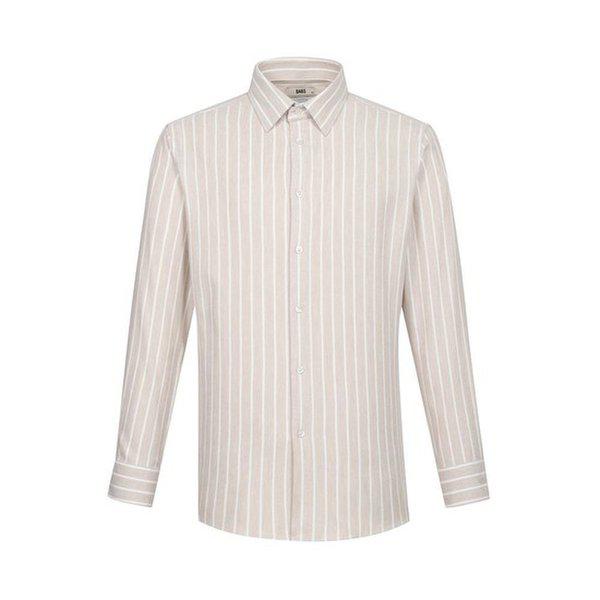 起毛混紡ストライプドレスシャツ レギュラーフィット___DLW1SHDL192W1