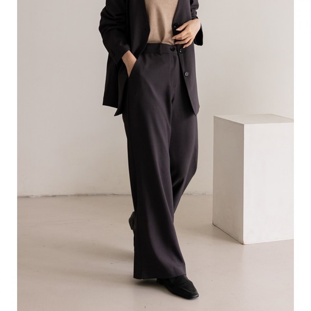 (Elysia) デイワイドセットアップスラックスパンツ