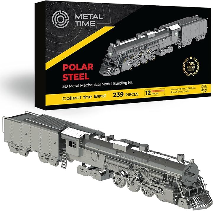 Metal Time ポーラースチール Polar Steel 組み立てキット メタルモデル (シルバー)