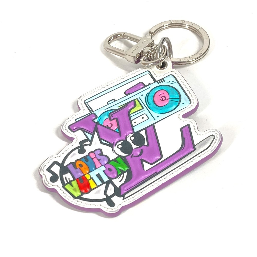 キーホルダー MP3456 キーホルダー・モノグラム コミックス バッグチャーム レザー マルチカラー