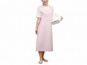 大阪エンゼル 入浴介助エプロン（マジックタイプ） ピンク M 6012