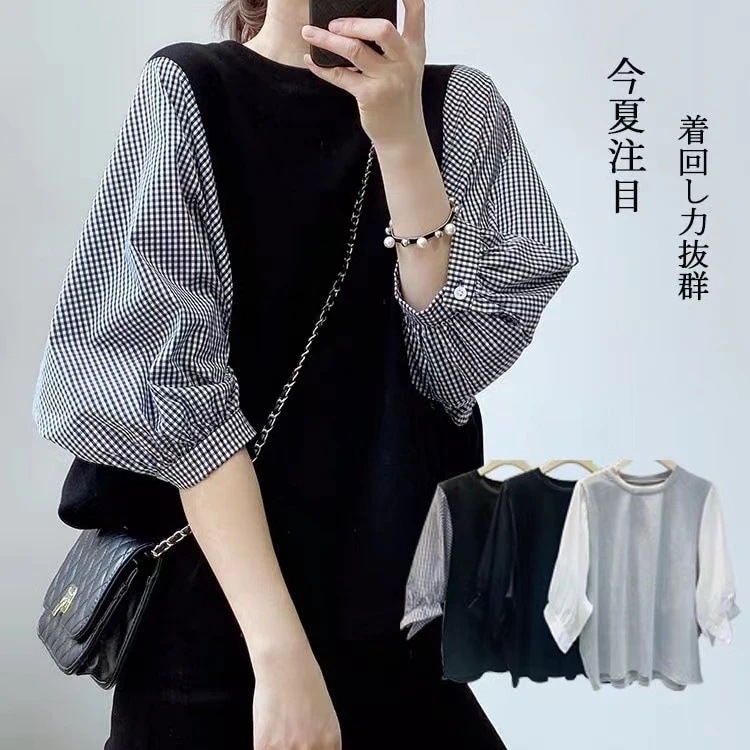 本日限定【3枚購入で2 0 0円OFF】品質保証です/5Color/ドルマンシャツ 体型カバー シャツ トップス レディース 着痩せ チュニック リネン風 半袖 薄手 ゆる ビッグサイズ大きいサイズ