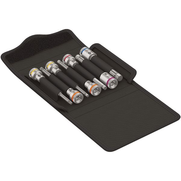 WERA ヴェラ 7点組 自転車整備 メンテナンス用 HEX TORX ビットソケット セット 004176 工具 ツール DIY 作業工具 道具