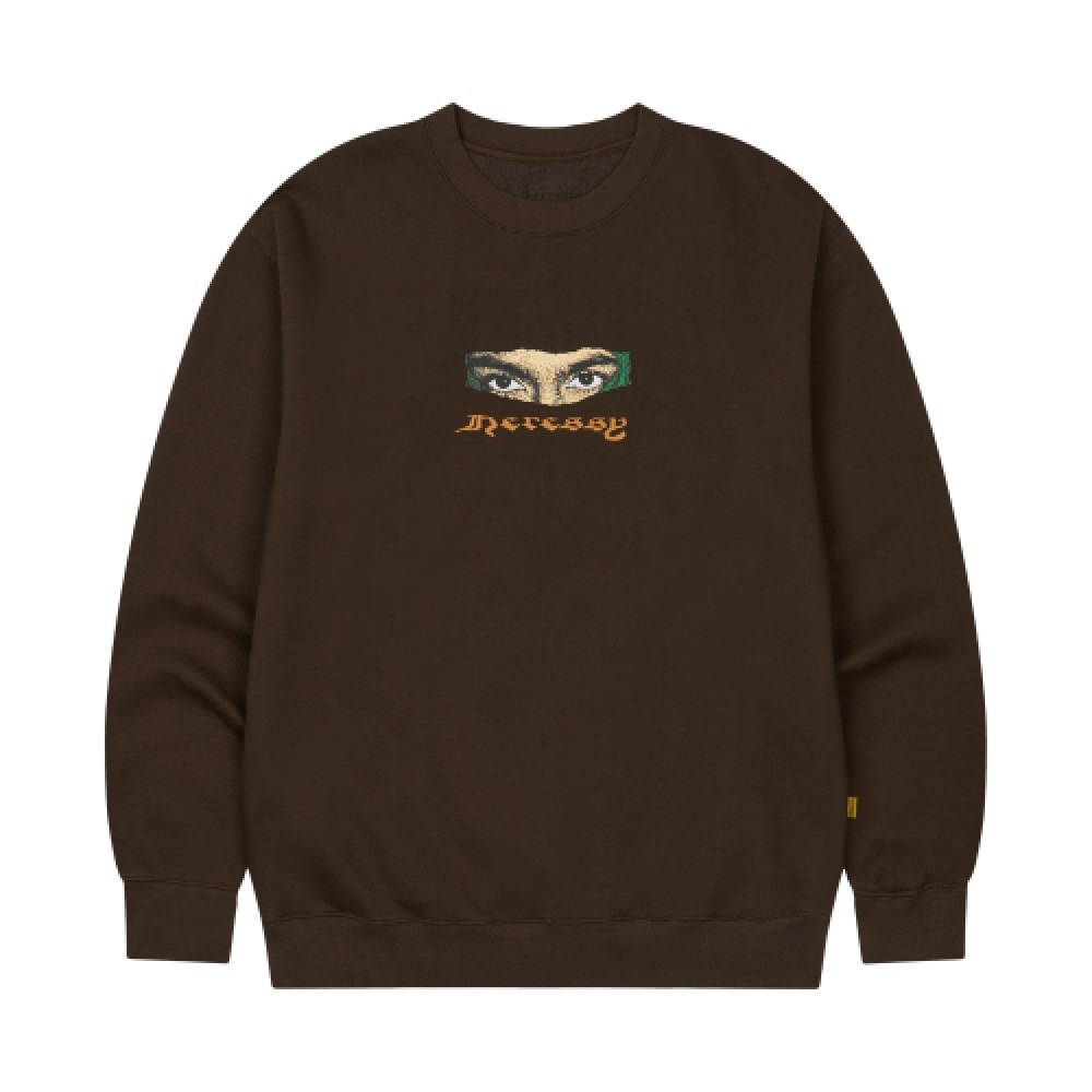 ヘレッシーマスクスウェットシャツブラウン