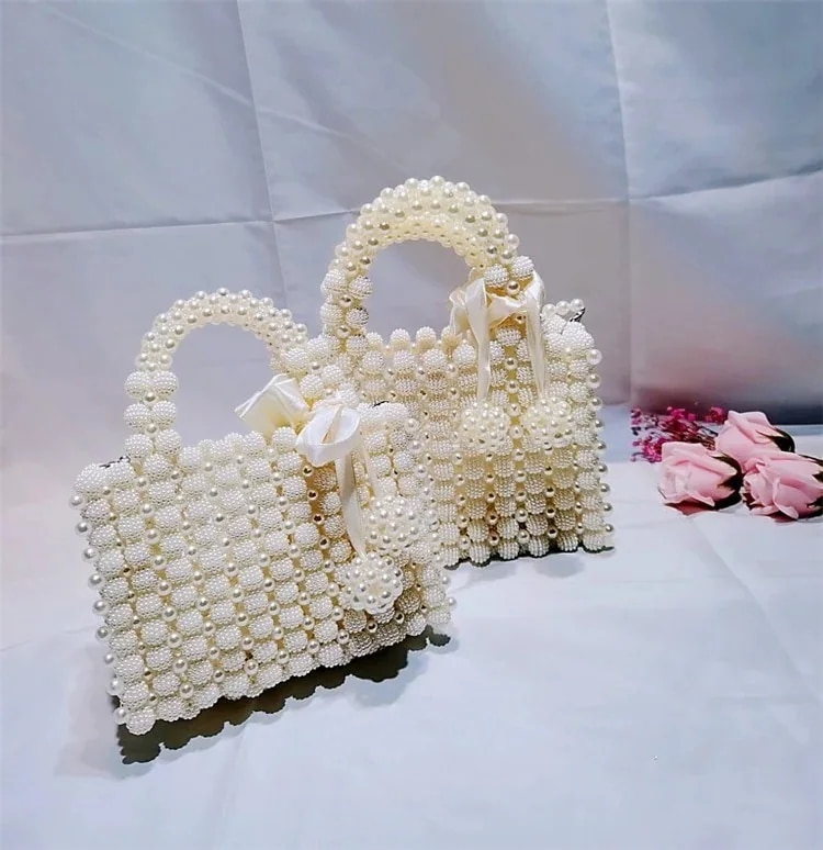 デザインセンス 真珠 スモールバッグ ショルダーバッグ 店長推薦激安セール メス タイド