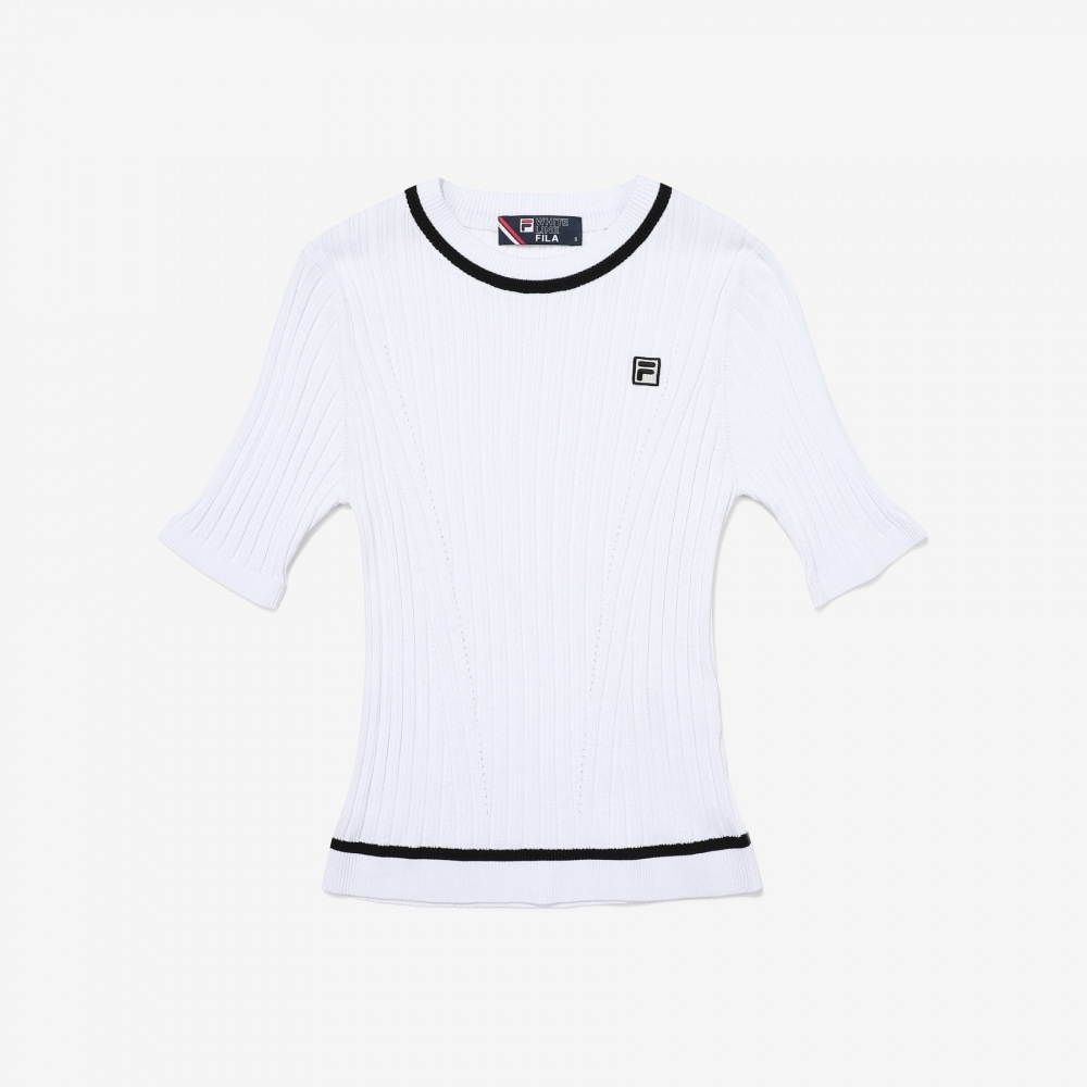 フィラニットオブリークラウンドTシャツ_FS2RSG2371F_WHI 12,326円