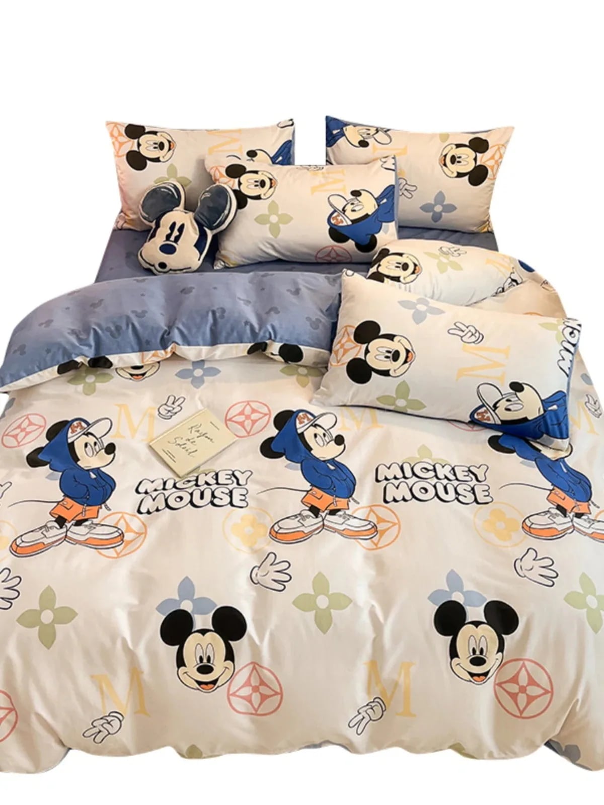 寝具4点セット綿子供用掛け布団カバー1人用ドミトリーベッド3点セット