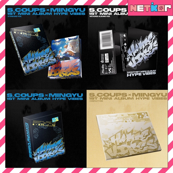 5種セット(一般盤2+KiT1+Weverse Album1+CP1) S.COUPS x MINGYU ミニ１集アルバム HYPE VIBES 韓国チャート反映 当店ホログラムトレカ付き