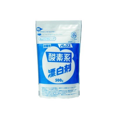 他サイト： パックス 酸素系漂白剤 詰替用 500g 太陽油脂 [太陽油脂 パックス 酸素系漂白剤 衣類用]の商品画像