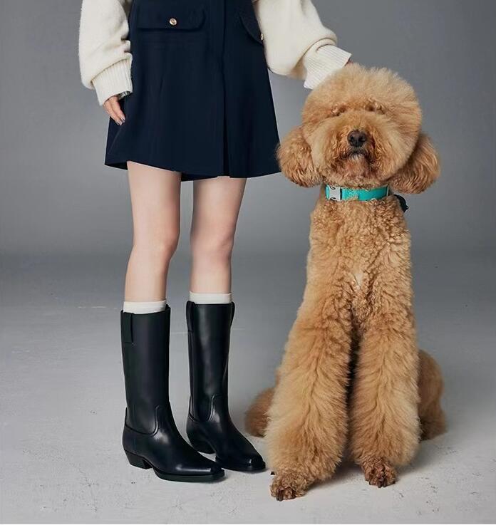 ロングブーツ レディース ブーツ エンジニアブーツ ローヒール ヒール3.5cm ロングブーツ レディース 歩きやすい ぺたんこ 疲れない ブーツ おしゃれ エンジニアブーツ サイズ22.0～25.