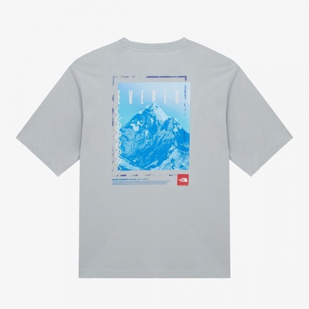 [ノースフェイス公式] NT7UR06D メンズMEKAショートスリーブラウンドTシャツ_クールグレー