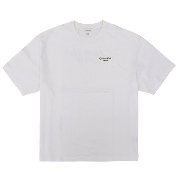 カルバンクライン Tシャツ メンズ カットソー 半袖 L コットン ホワイト LV04RD825GWHL CALVIN KLEIN