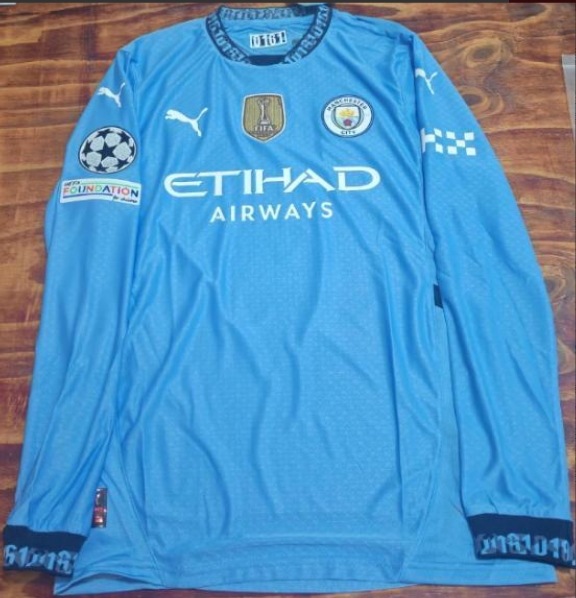 24-25 マンチェスターシティ No.17 デ・ブライネ 長袖 24-25 マンチェスター・シティ 17番 デ・ブライネ ユニフォーム