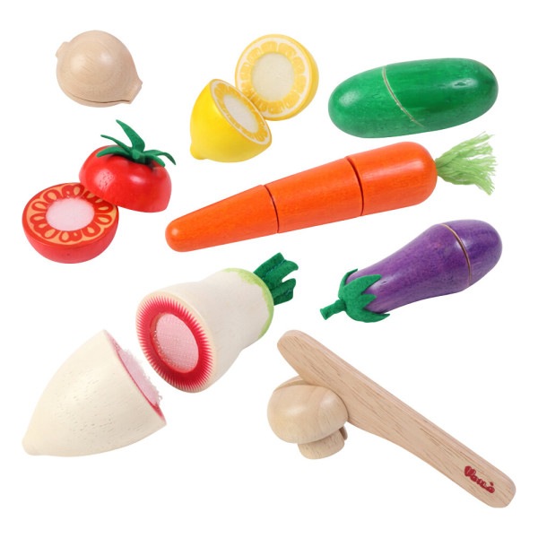野菜切りセット キッチン ままごと 木製 おもちゃ /ブアラ