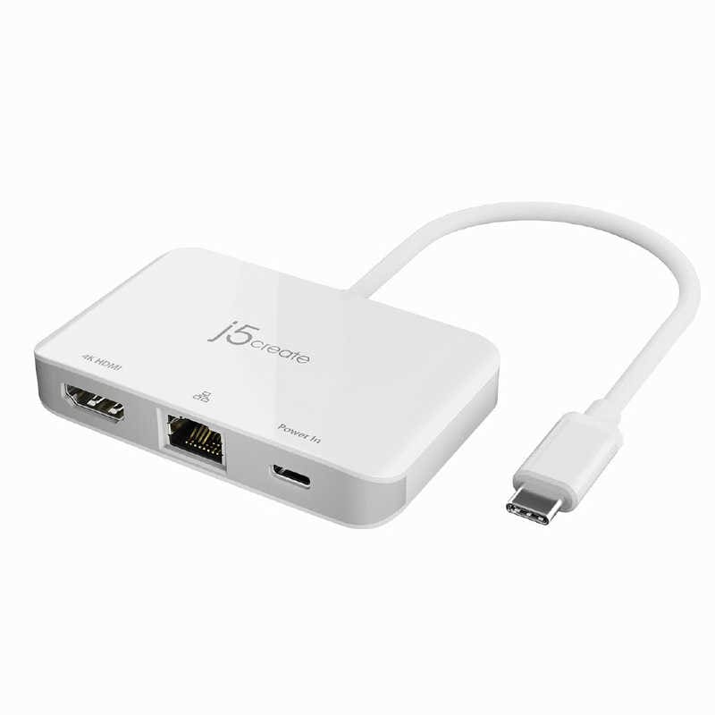 J5　USB-C HDMI LAN PD変換アダプター ＰＤ対応マルチハブ ＰＤ対応マルチハブ　JCA351 5,216円