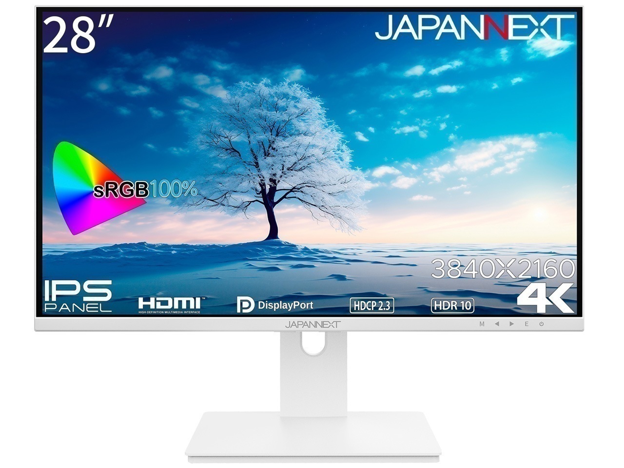 JN-IPS28UHDR-W [28インチ ホワイト] PCモニター