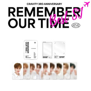 CRAVITY THE 3RD ANNIVERSARY POP-UP TIME TIN CASE PHOTOCARD SET