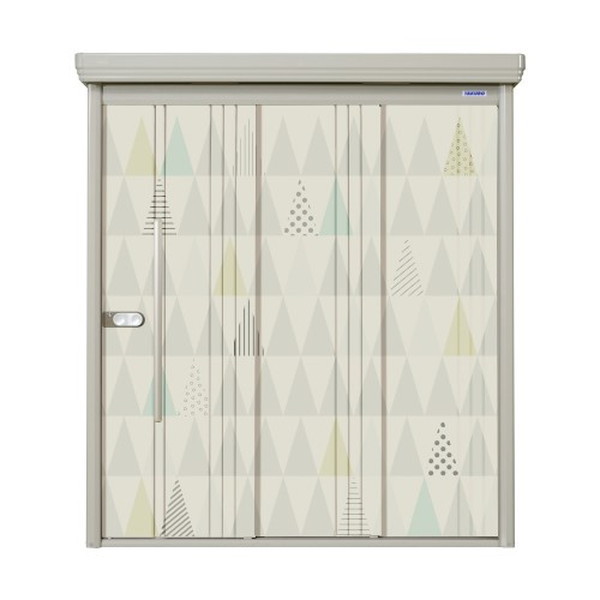 P-S1815Y C3 ミツカド PEINTE(ペインタ) 中・大型物置 (多雪型/標準柱 側面棚) メーカー直送 88,539円