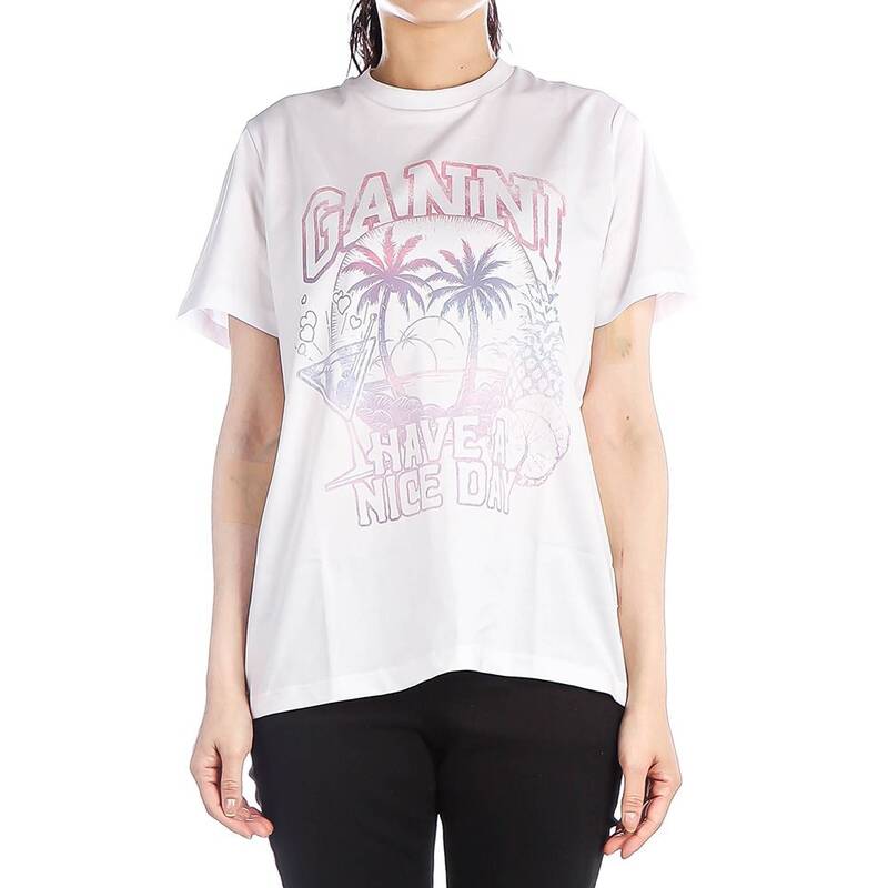 レディース半袖Tシャツ (T3918 151 BRIGHT WHITE) 24FW