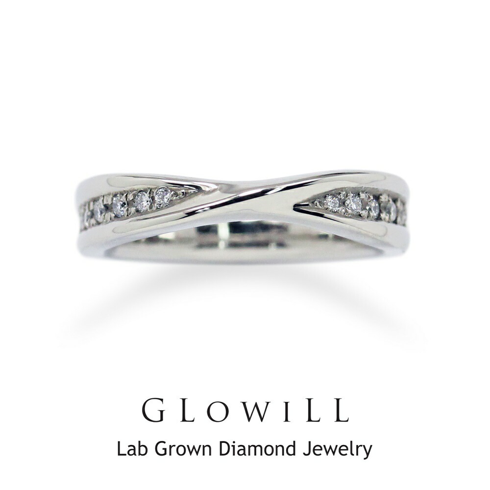 グローウィル 指輪 レディース ステンレス リング おしゃれ シルバー ラボグロウン ダイヤモンド 選べるサイズ 9号 11号 13号 シンプル おしゃれ プレゼント 女性 結婚記念 誕生日 結婚祝い