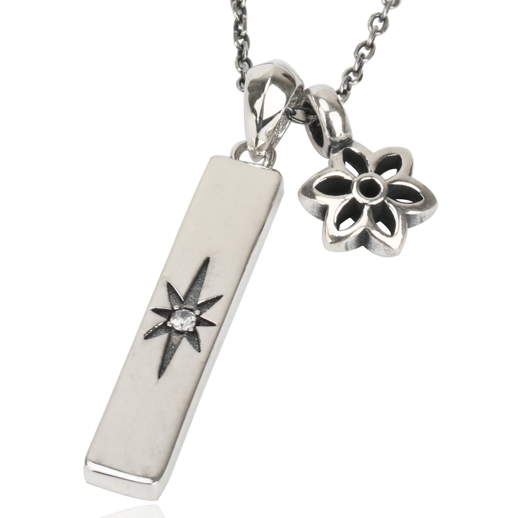 925 桜 スティックネックレス [ns084]