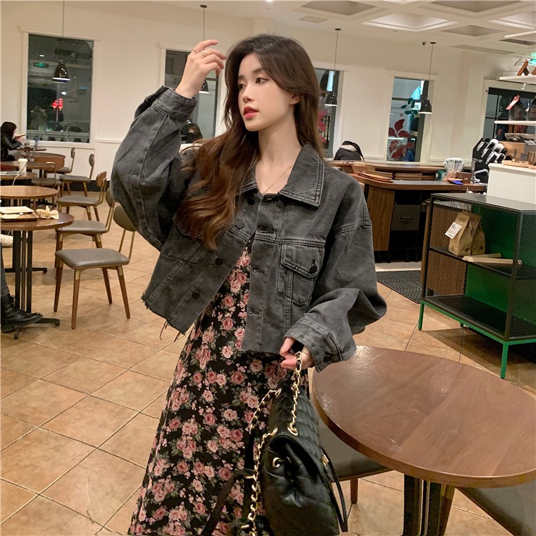 アウター ワンピース ミモレ ミモレ丈 袖なし フレア シフォン デニム 2点セット かわいい