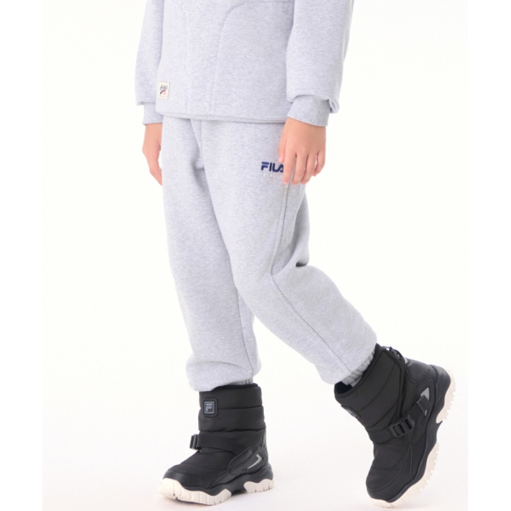 FILA KIDS 起毛加工ハーフスリーブスウェットシャツセットボトムス (FK2FPG4402XLY)