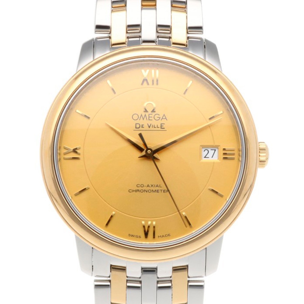 オメガ デヴィル プレステージ 腕時計 ステンレススチール 42420372008001 自動巻き 1年保証 OMEGA 中古 美品