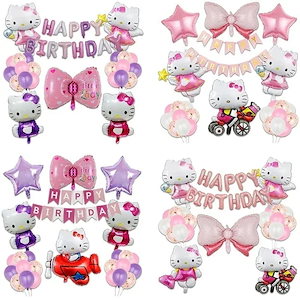 新着誕生日 ホイルバルーン キティちゃん 風船 バースデー 飾りつけ34