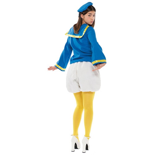 コスプレ 仮装 ドナルドダック 女性用 タイツ付き 【 コスプレ 衣装 ハロウィン 仮装 コスチューム ディズニー グッズ タイツ レディース 余興 パーティーグッズ 正規ライセンス品 大人用 公式