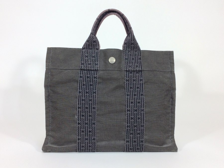 トートバッグ エールライン PM キャバス グレー 【中古品】