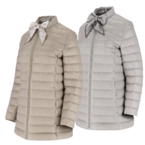 スカーフ取り外し可能ロング丈ダウンジャンパー 6I82001-202S_SC